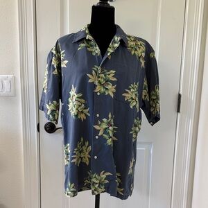Ralph Lauren 100% Cotton Navy Floral Men's Shirt
